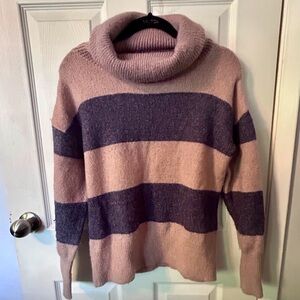 Rickis Striped Turtleneck Sweater